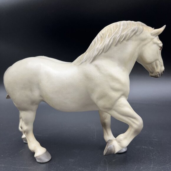 Hagen Renaker DW Percheron Draft Crusader Ceramic Horse Figurine Old Monrovia - Picture 5 of 15